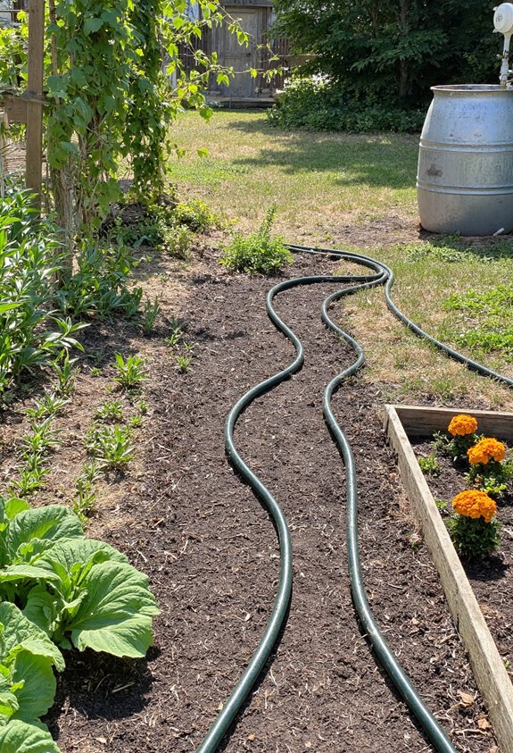 efficient low maintenance garden irrigation