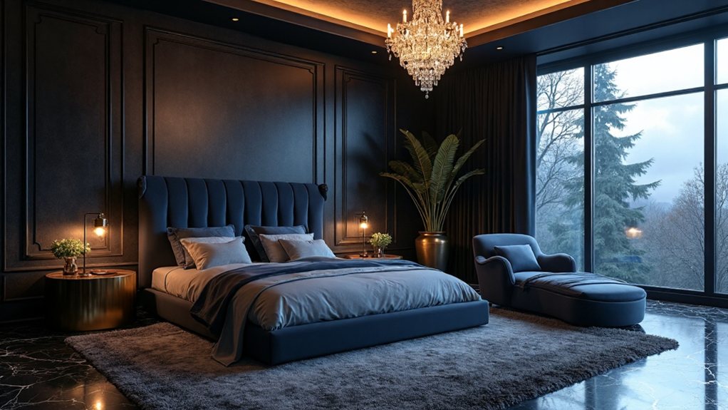 25 Black Nouveau Bedroom Ideas for a Dark, Elegant Retreat