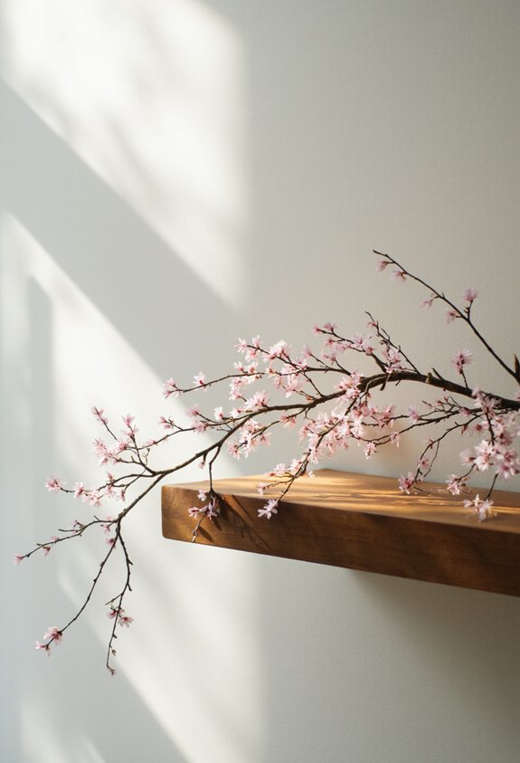 floating cherry blossom display