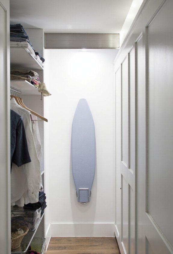 fold down closet ironing board