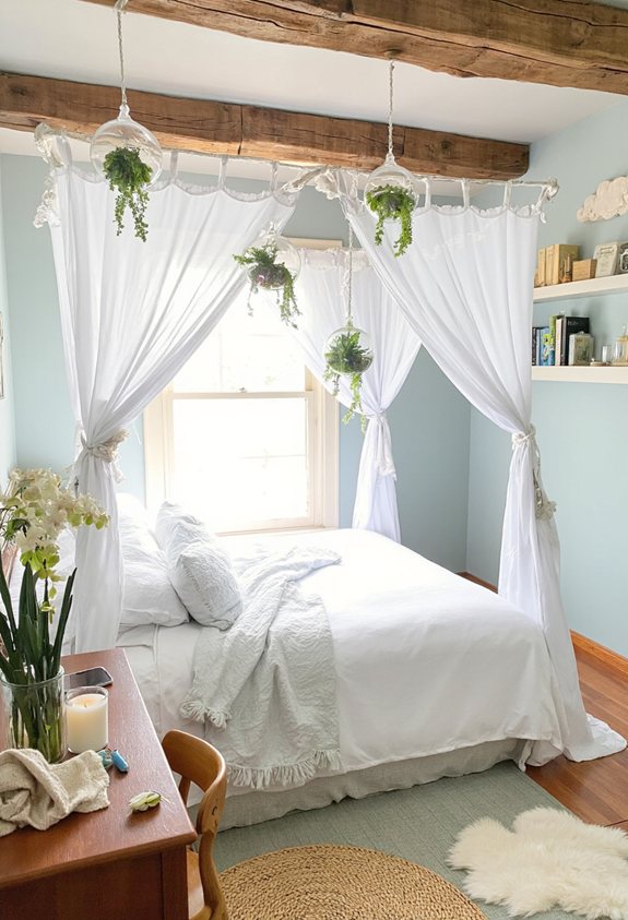 hanging terrarium bedroom oasis