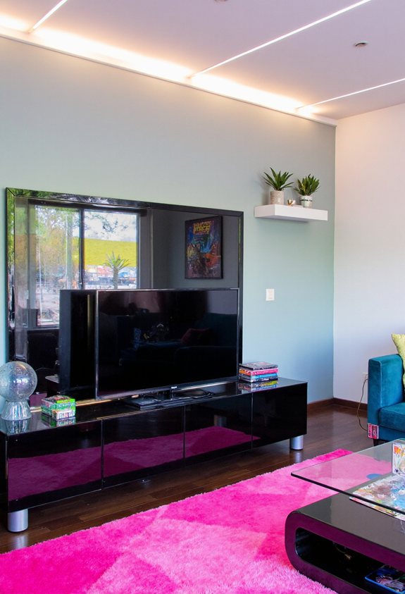 high gloss tv stands