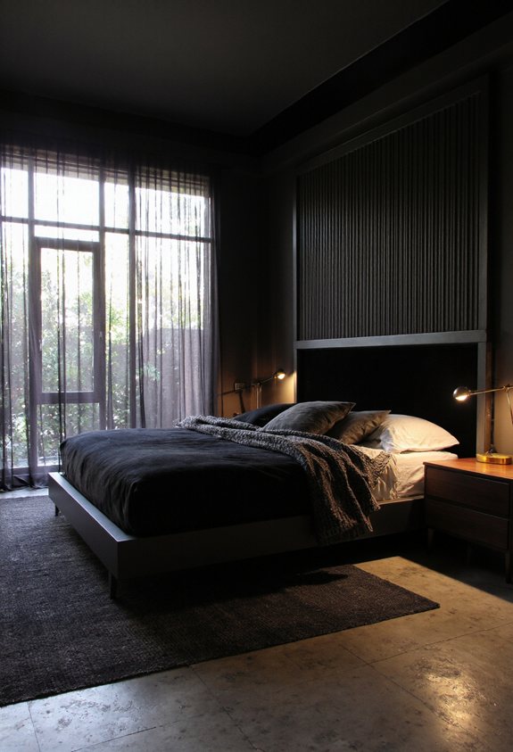 industrial chic metal bed