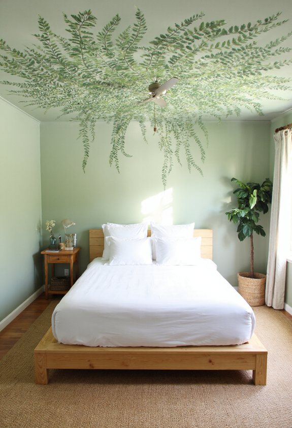 leaf shaped wall mural d cor