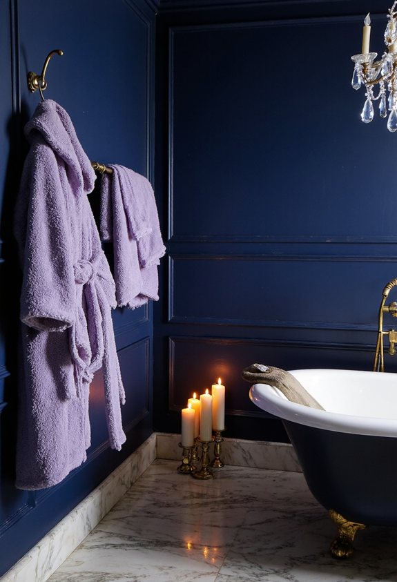 luxurious velvet soft bathroom ritual