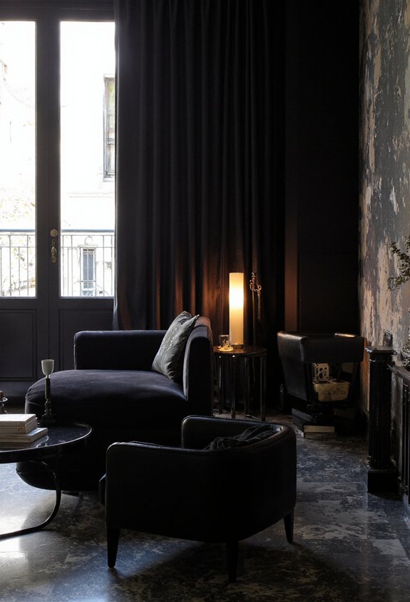 luxury velvet marble ambiance