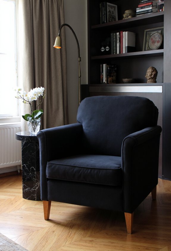 matte frames velvet cushions