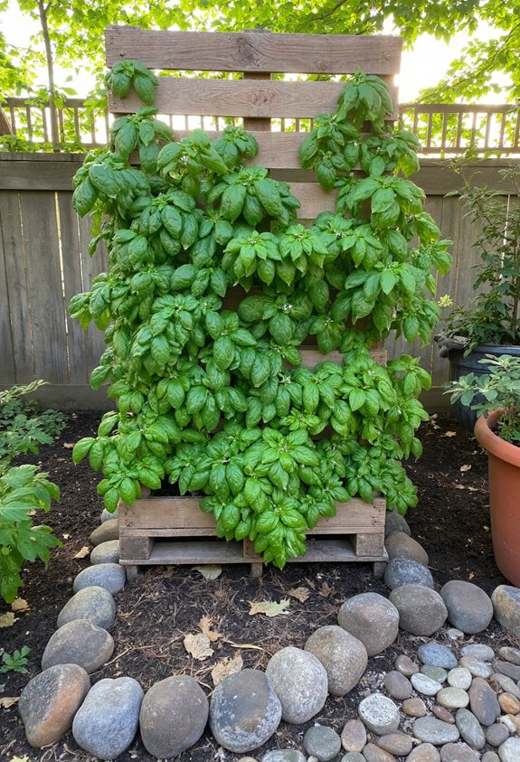 mini herb garden corner