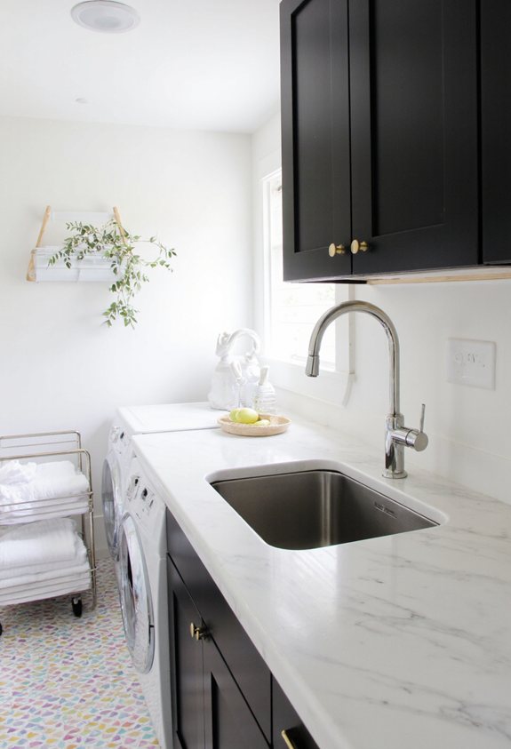 mini spa laundry sink