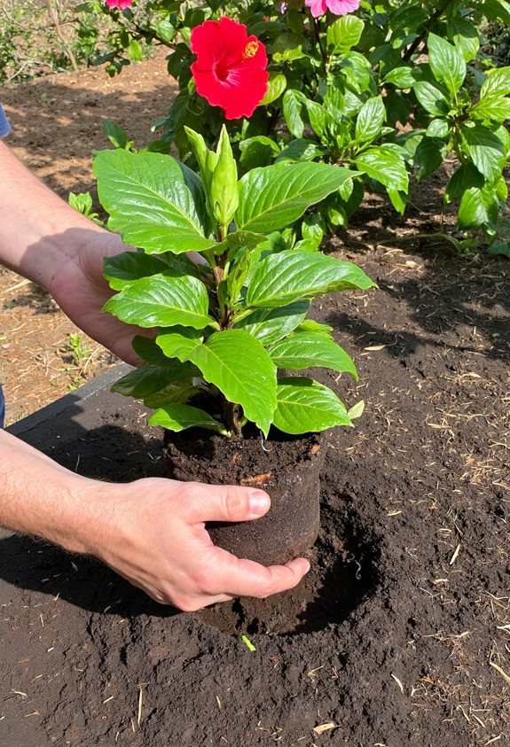 moist soil gentle transplant
