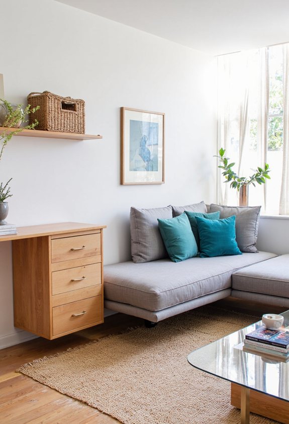 multi purpose furniture with built in storage