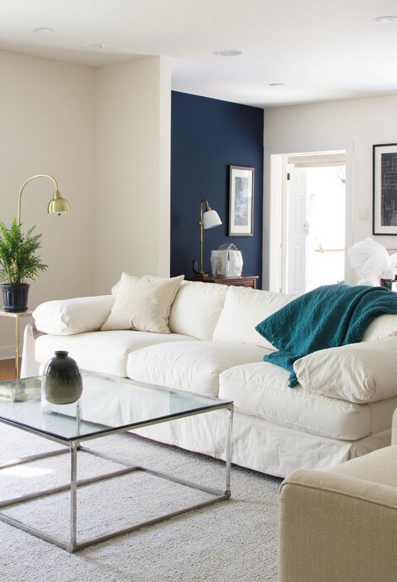 neutral base bold accents