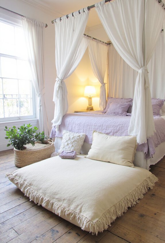 oversized plush floor cushion