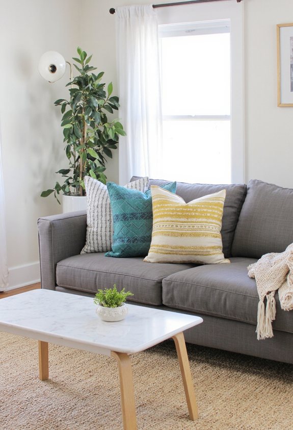 patterned throw pillow refresh