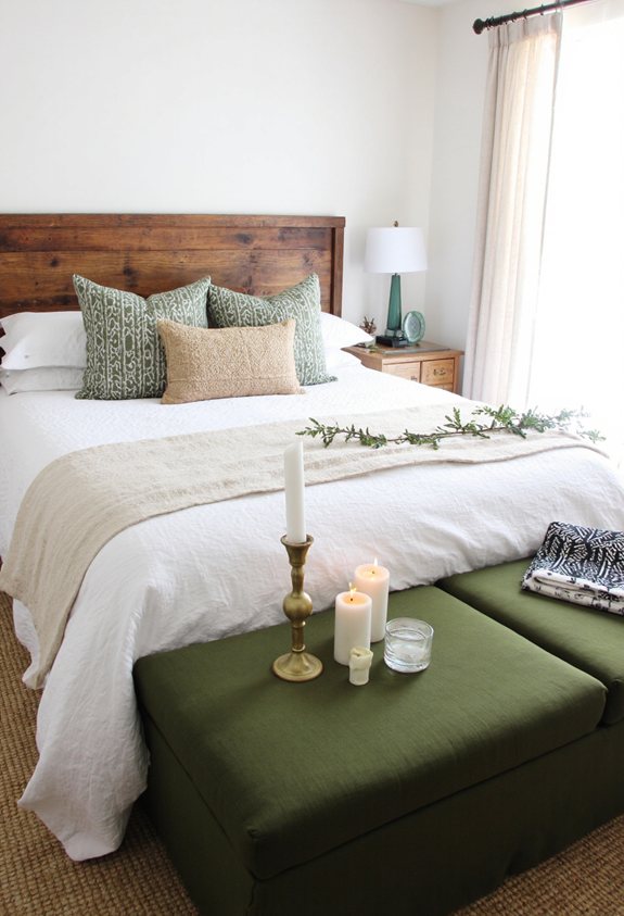 pine cedar bedroom ambience