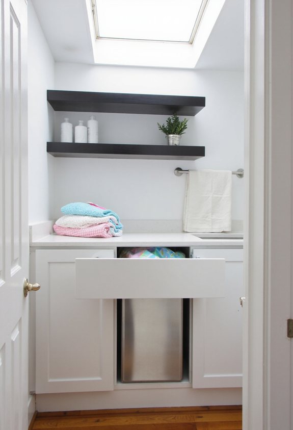 pull out laundry organization solution