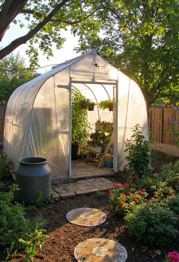 pvc frame greenhouse