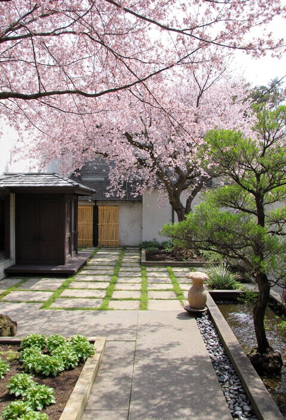 quiet bamboo garden retreat