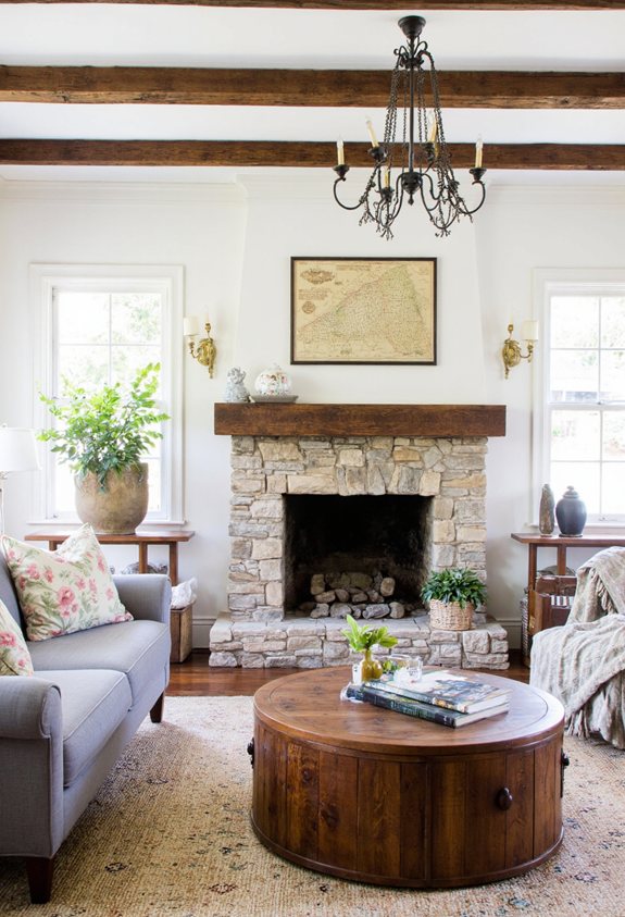 reclaimed wood colonial charm