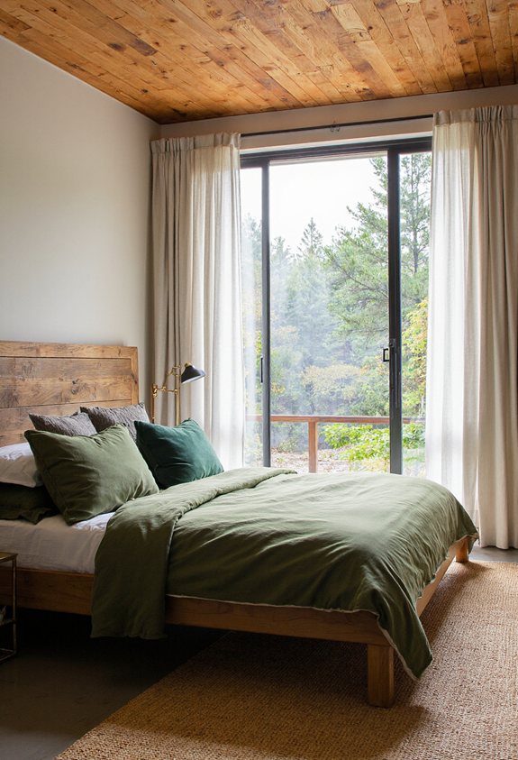 reclaimed wood headboard texture