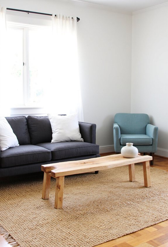 rug defines cozy zones