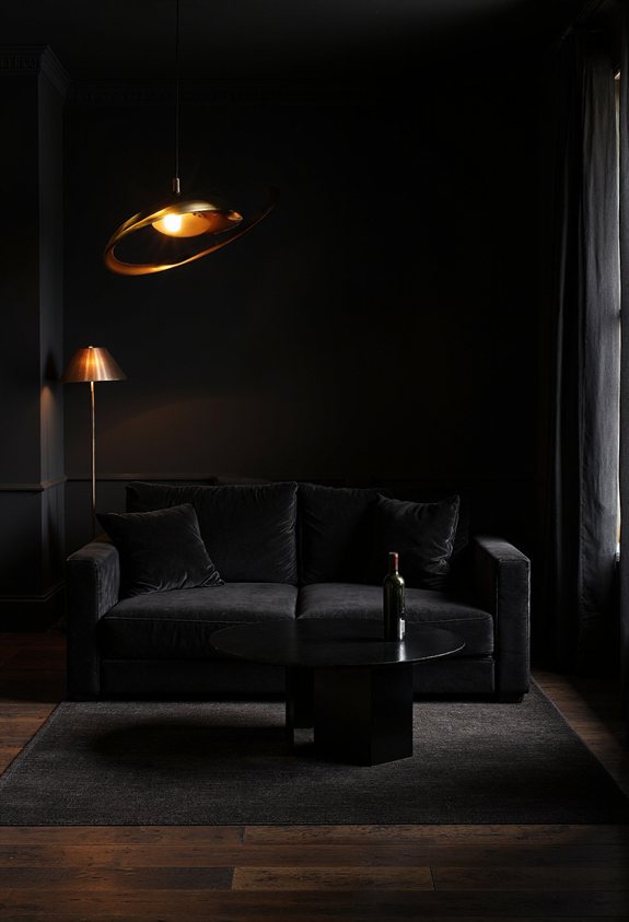 sculptural lighting transforms darkness