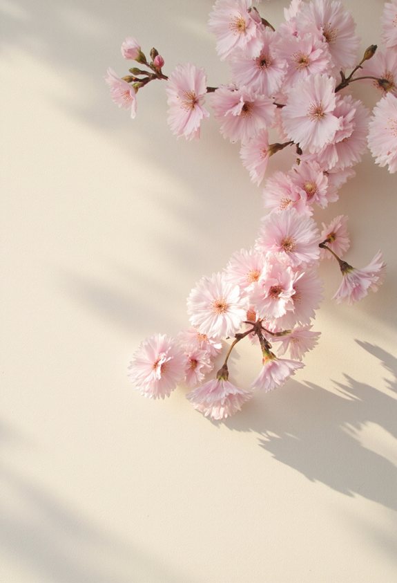 soft pink blossom wall