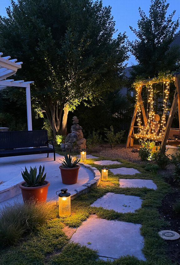 solar charged garden illumination
