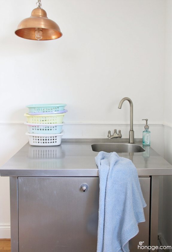 stainless utility table