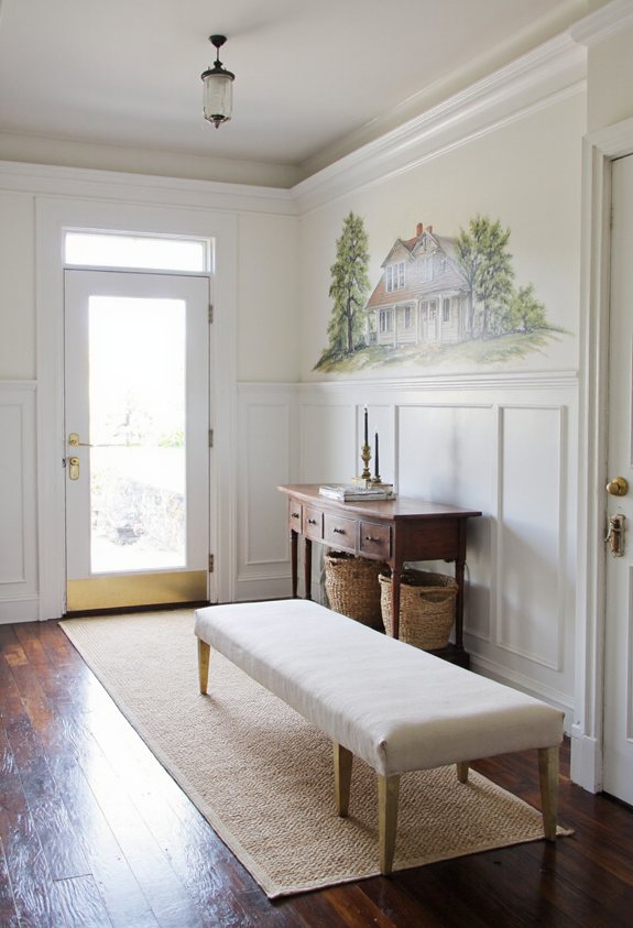 sturdy colonial entry storage
