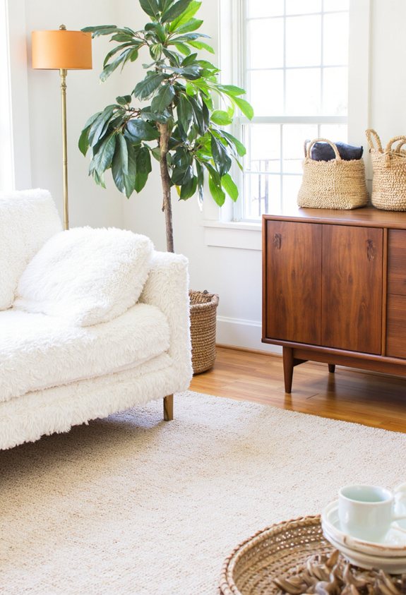 stylish hidden hallway storage