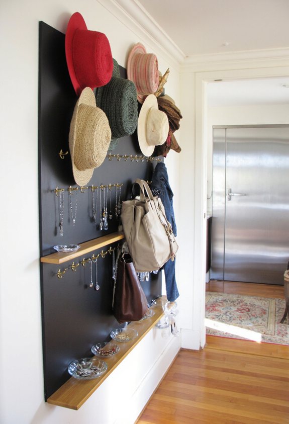 stylish wall storage solution