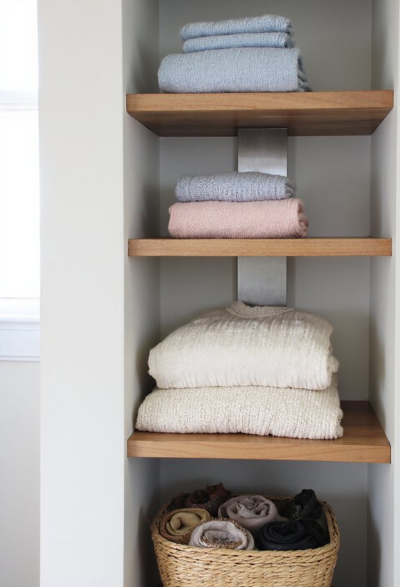 tiered sweater shelf solution