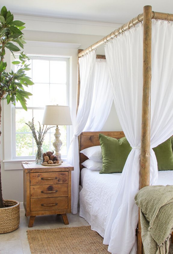 tree trunk eco nightstand
