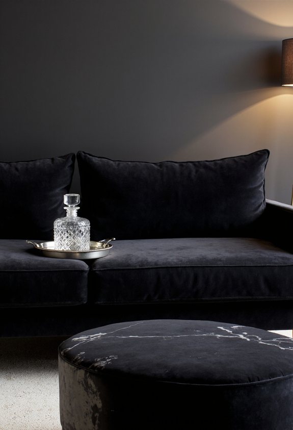 velvet accents elevate luxury