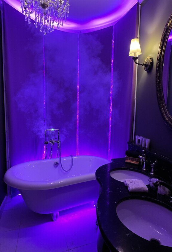 velvet backed led ambiance