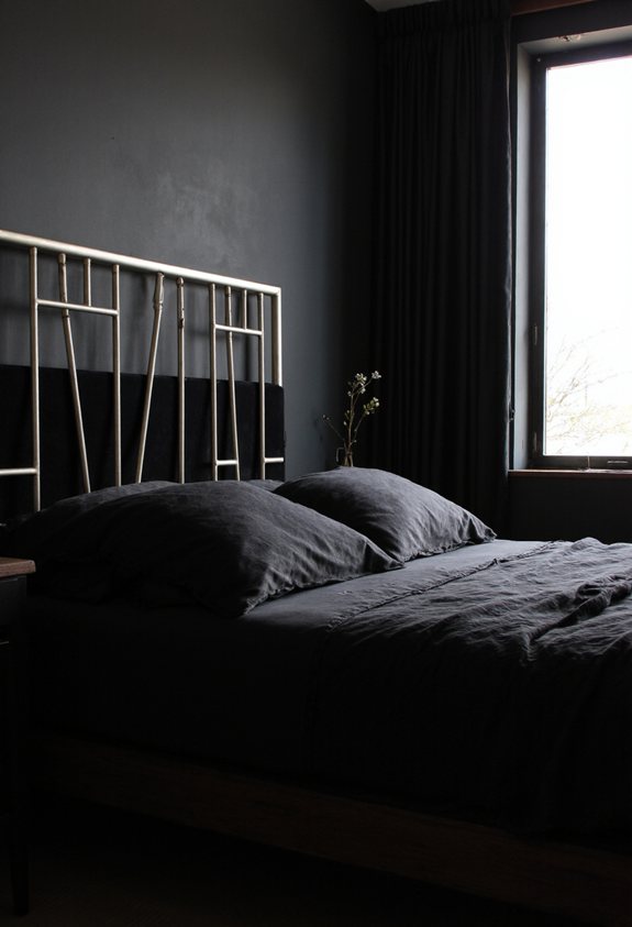velvet metal chic headboard