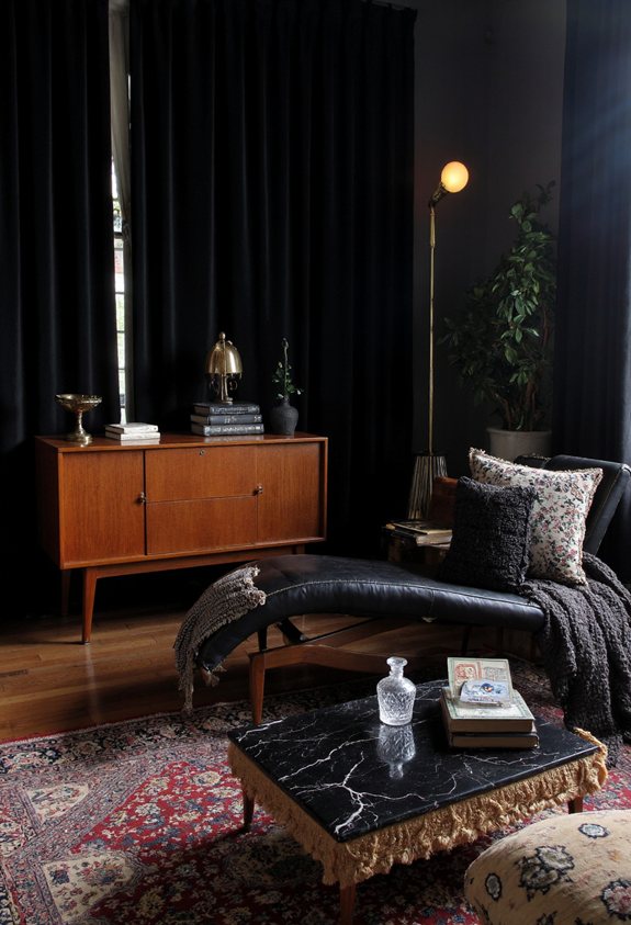 vintage accents create timeless vibe