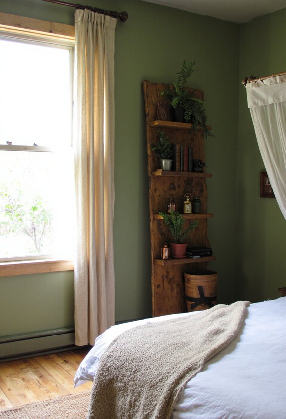 vintage log bookshelf d cor