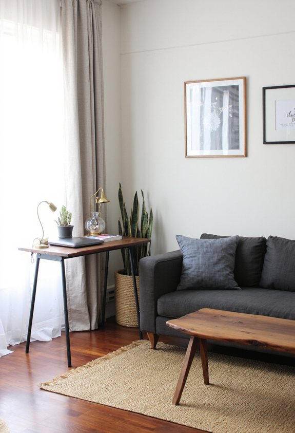wall mounted desk nook