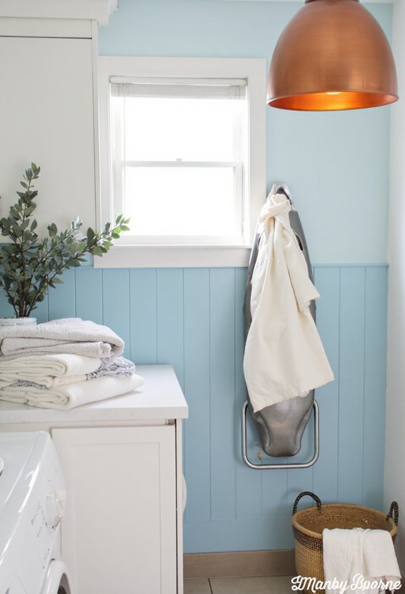 wall mounted ironing board installation