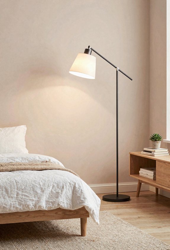 adjustable arm floor lamp