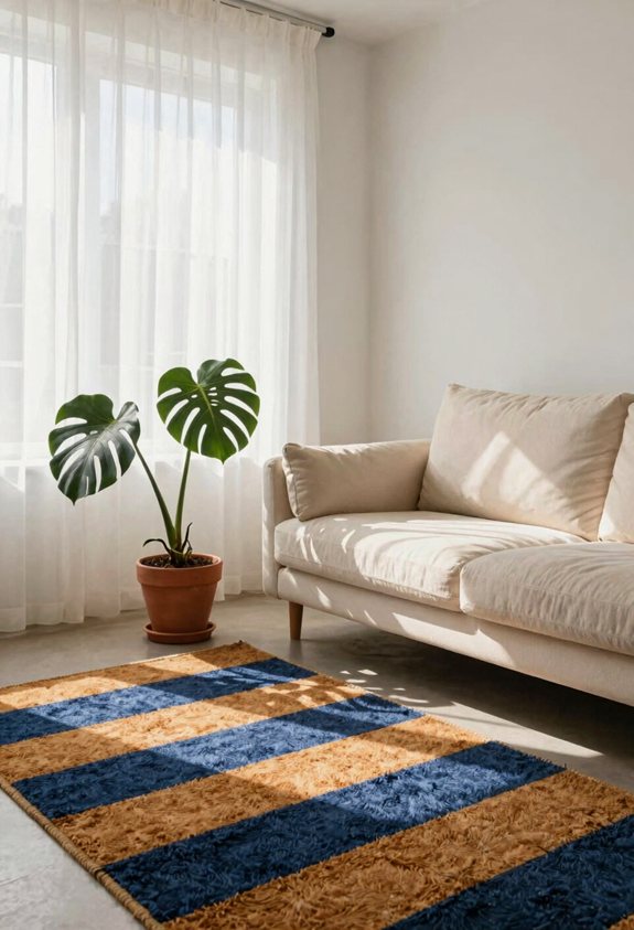 bold pattern rug guide