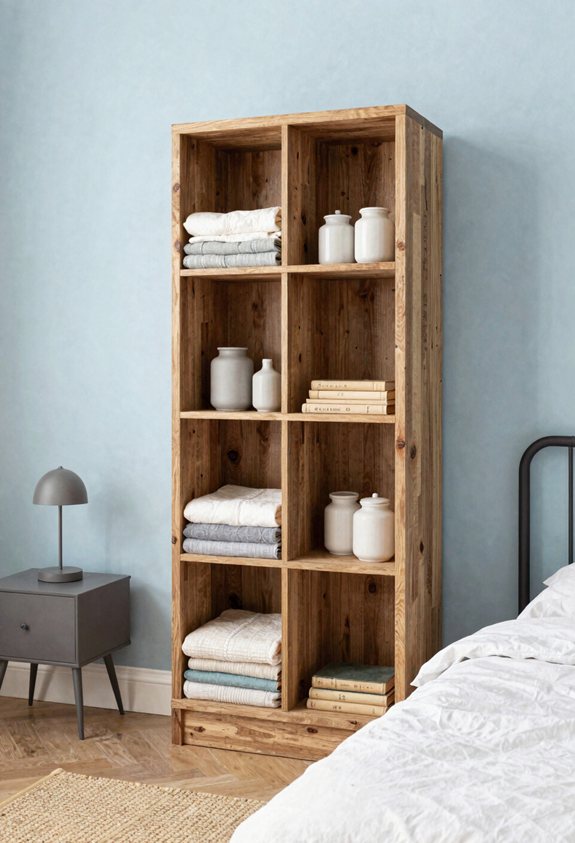 bookshelf room divider storage