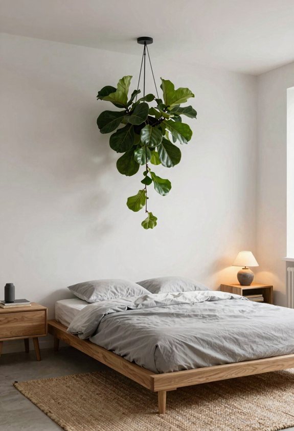 ceiling mounted plant hanger installation