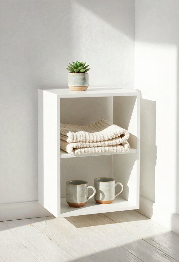 corner shelf space saving storage