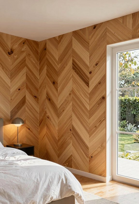 cozy cabin style wall makeover