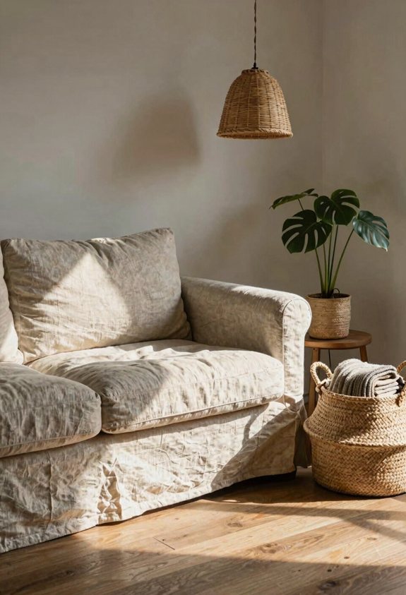 cozy visual storage solution