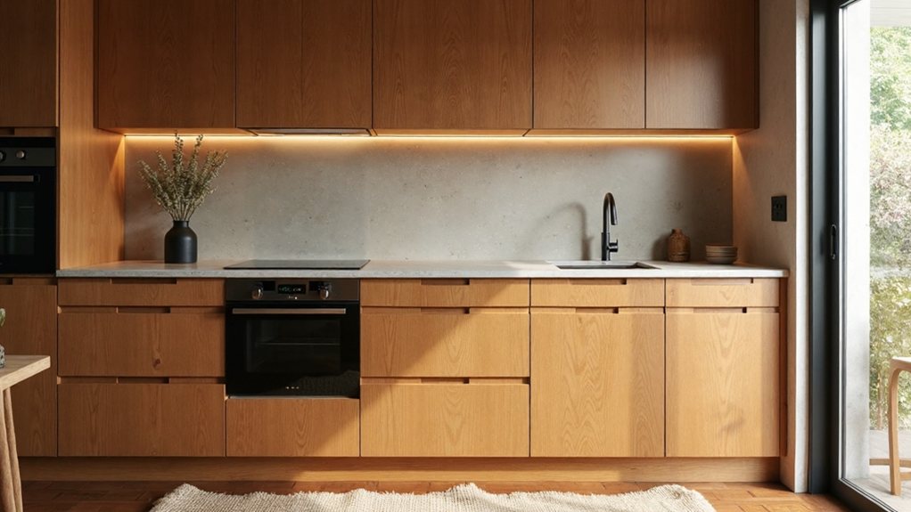16 Ways to Make Honey Oak Cabinets Look Good in a Rental