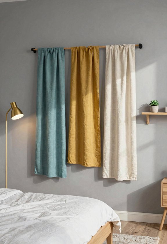 fabric wall panel makeover